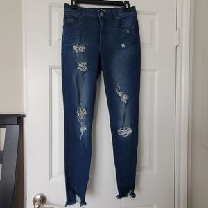 Express high rise jeans